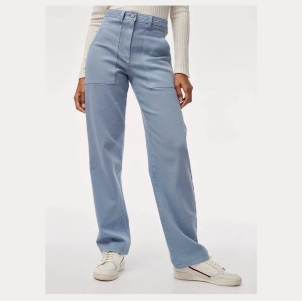Wilfred Modern utility pant stormy blue grey 00 32” long